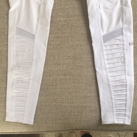 High Waisted Alo Moto Legging - Picture 6 of 8